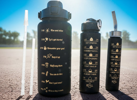 3 piece Water Bottle Set