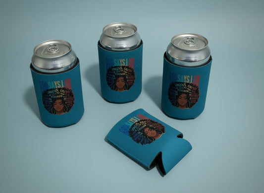 4 pk Can Koozie Sets with Fun Sentiments