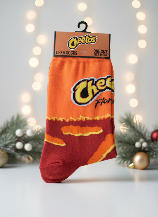 Cheetos Crew Socks – Spicy Style for Snack Fans