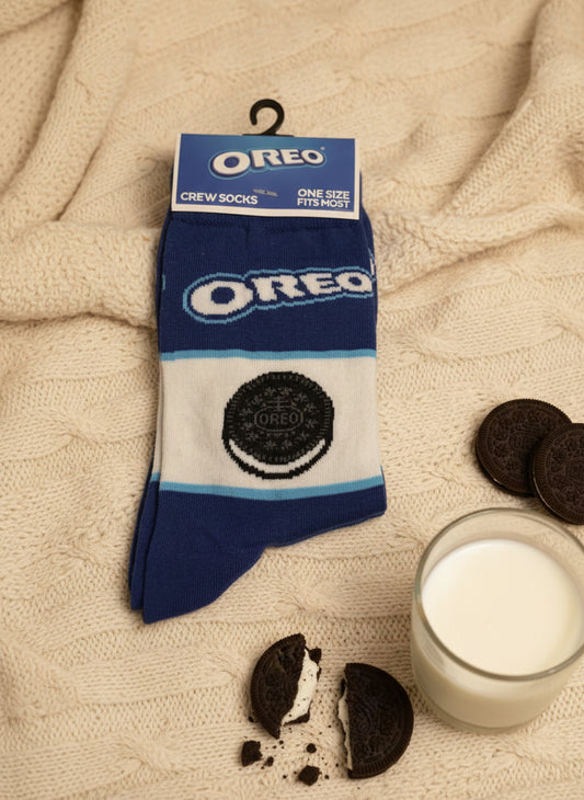 Oreo Crew Socks – Bold Creamy Style for Snack Fans