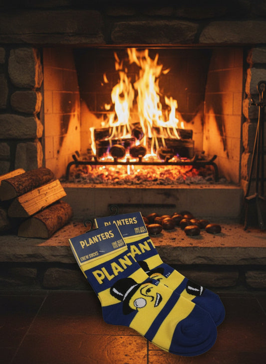 Planters Nuts Crew Socks – Nutty Style for Snack Fans