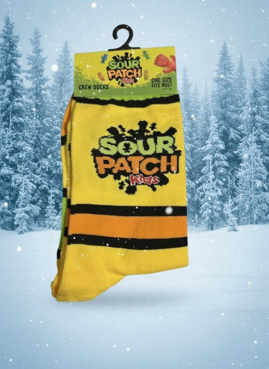 Sour Patch Kids Crew Socks – Sweet Style for Candy Lovers and Snack Fans